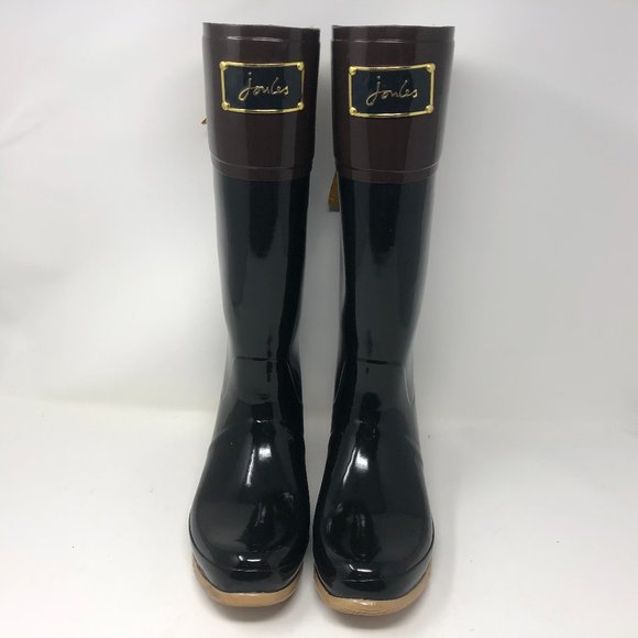 Joules Evedon Ribbon Rain Boots Wellies 